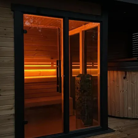 Ferienhaus Borskowka Season Z Balia Z Jacuzzi I Sauna Borsk